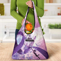 Polynesian Lupus Awareness Grocery Bag Butterfly Hologram Lupus Warrior LT01 - Polynesian Pride