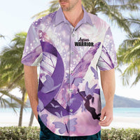 Personalized Polynesian Lupus Awareness Hawaiian Shirt Butterfly Hologram Lupus Warrior LT01 - Polynesian Pride