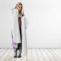 Polynesian Lupus Awareness Hooded Blanket Butterfly Hologram Lupus Warrior LT01 - Polynesian Pride