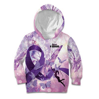 Personalized Polynesian Lupus Awareness Kid Hoodie Butterfly Hologram Lupus Warrior