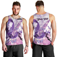Personalized Polynesian Lupus Awareness Men Tank Top Butterfly Hologram Lupus Warrior LT01 - Polynesian Pride