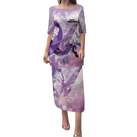 Personalized Polynesian Lupus Awareness Puletasi Butterfly Hologram Lupus Warrior