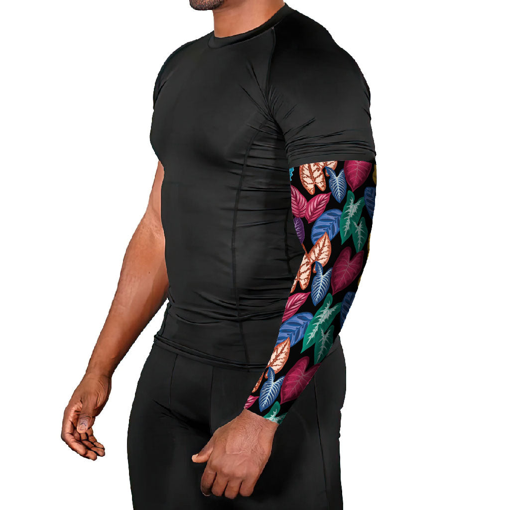 Hawaii Colorful Tropical Leaves Arm Sleeves LT01 - Polynesian Pride