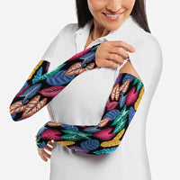 Hawaii Colorful Tropical Leaves Arm Sleeves LT01 - Polynesian Pride