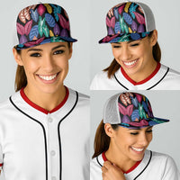 Hawaii Colorful Tropical Leaves Baseball Net Cap LT01 - Polynesian Pride