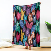 Hawaii Colorful Tropical Leaves Blanket LT01 - Polynesian Pride