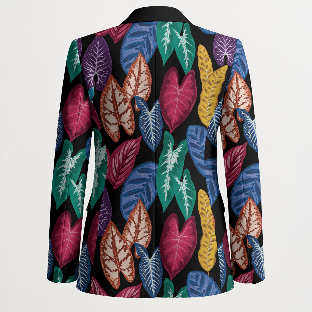 Hawaii Colorful Tropical Leaves Blazer LT01 - Polynesian Pride
