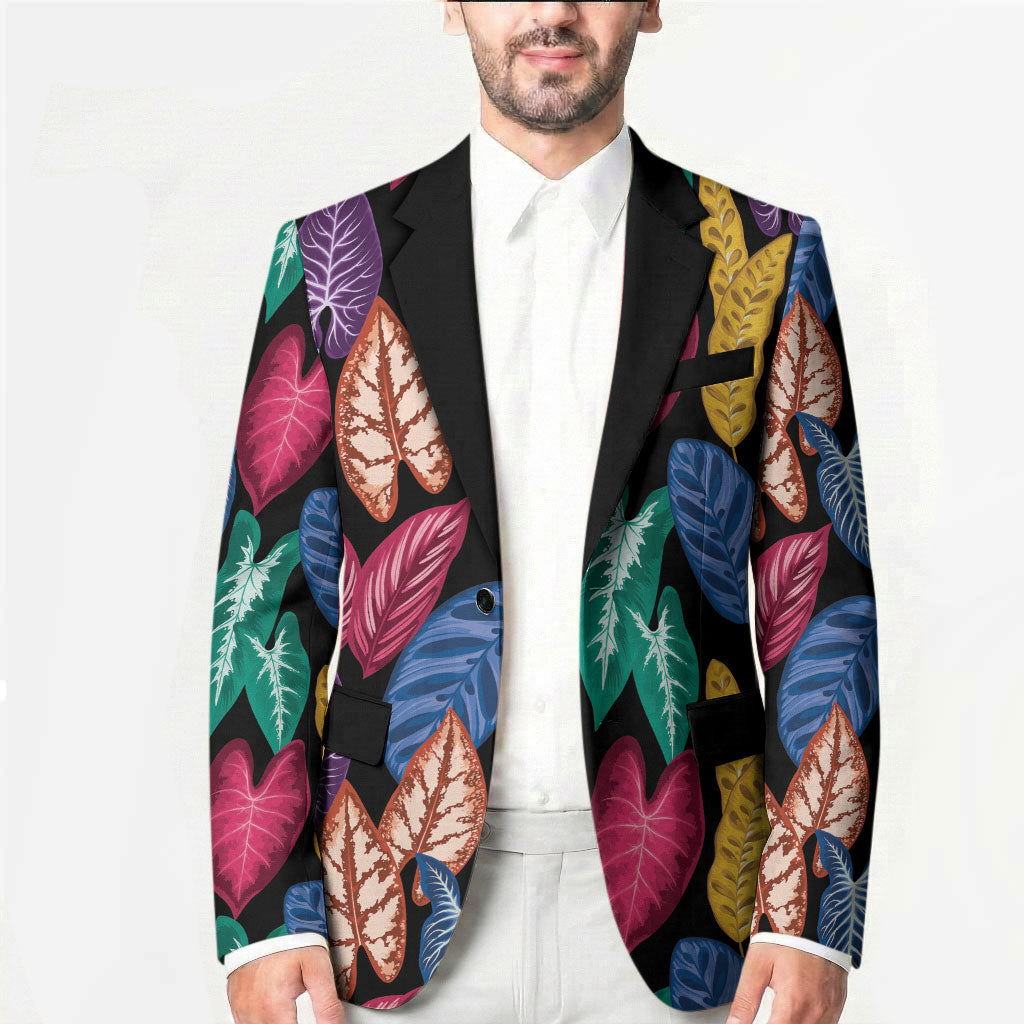 Hawaii Colorful Tropical Leaves Blazer LT01 - Polynesian Pride