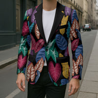 Hawaii Colorful Tropical Leaves Blazer LT01 - Polynesian Pride