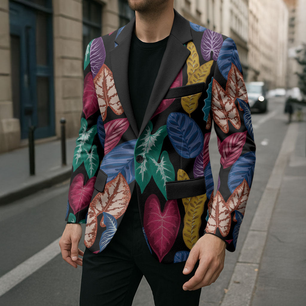 Hawaii Colorful Tropical Leaves Blazer LT01 - Polynesian Pride