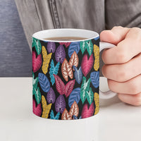 Hawaii Colorful Tropical Leaves Ceramic Mug LT01 - Polynesian Pride