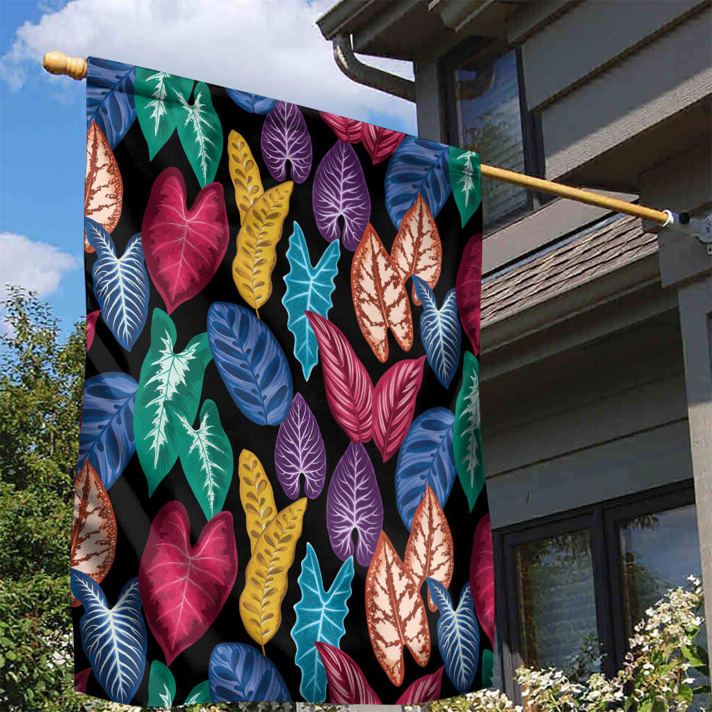 Hawaii Colorful Tropical Leaves Garden Flag LT01 - Polynesian Pride