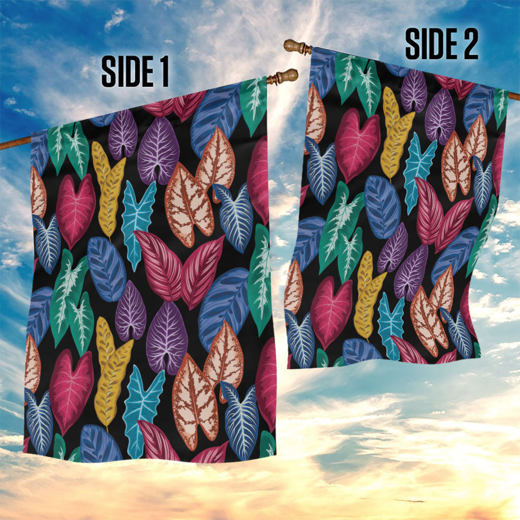 Hawaii Colorful Tropical Leaves Garden Flag LT01 - Polynesian Pride