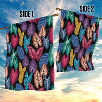Hawaii Colorful Tropical Leaves Garden Flag LT01 - Polynesian Pride