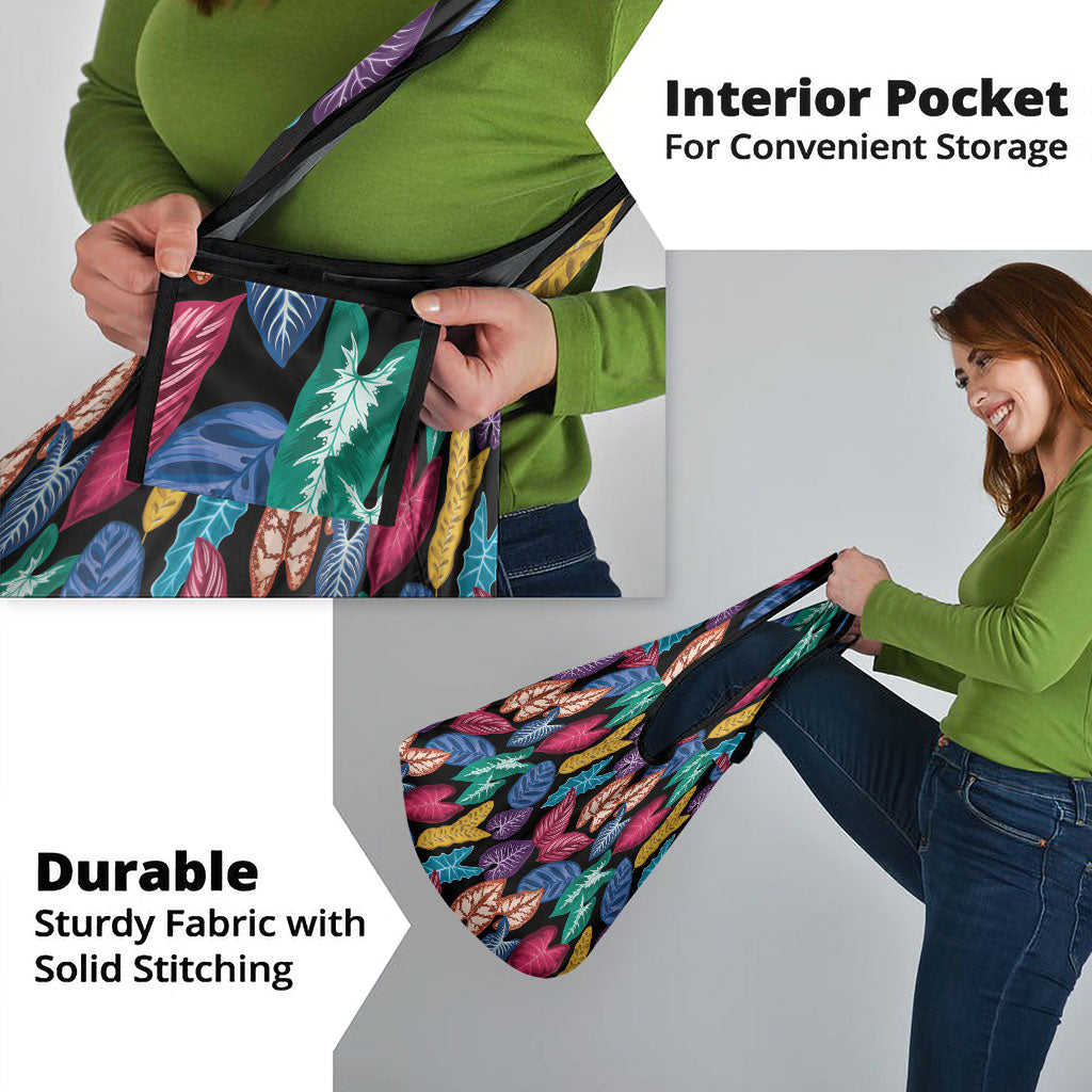 Hawaii Colorful Tropical Leaves Grocery Bag LT01 - Polynesian Pride