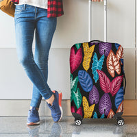Hawaii Colorful Tropical Leaves Luggage Cover LT01 - Polynesian Pride