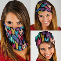 Hawaii Colorful Tropical Leaves Neck Gaiter LT01 - Polynesian Pride