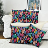 Hawaii Colorful Tropical Leaves Pillow Cover LT01 - Polynesian Pride
