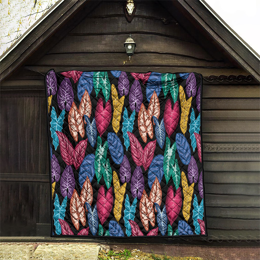 Hawaii Colorful Tropical Leaves Quilt LT01 - Polynesian Pride
