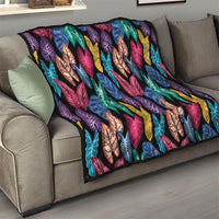 Hawaii Colorful Tropical Leaves Quilt LT01 - Polynesian Pride