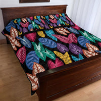 Hawaii Colorful Tropical Leaves Quilt Bed Set LT01 - Polynesian Pride
