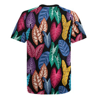 Hawaii Colorful Tropical Leaves Rugby Jersey LT01 - Polynesian Pride