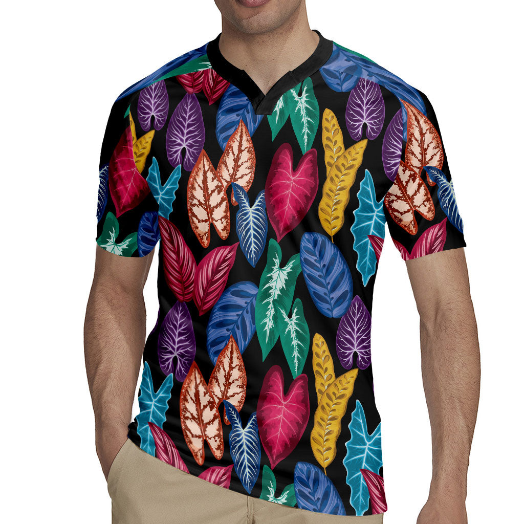 Hawaii Colorful Tropical Leaves Rugby Jersey LT01 - Polynesian Pride