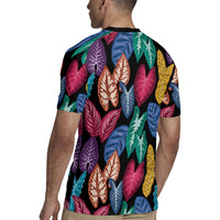Hawaii Colorful Tropical Leaves Rugby Jersey LT01 - Polynesian Pride