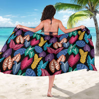 Hawaii Colorful Tropical Leaves Sarong LT01 - Polynesian Pride