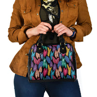 Hawaii Colorful Tropical Leaves Shoulder Handbag LT01 - Polynesian Pride