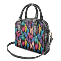 Hawaii Colorful Tropical Leaves Shoulder Handbag LT01 - Polynesian Pride