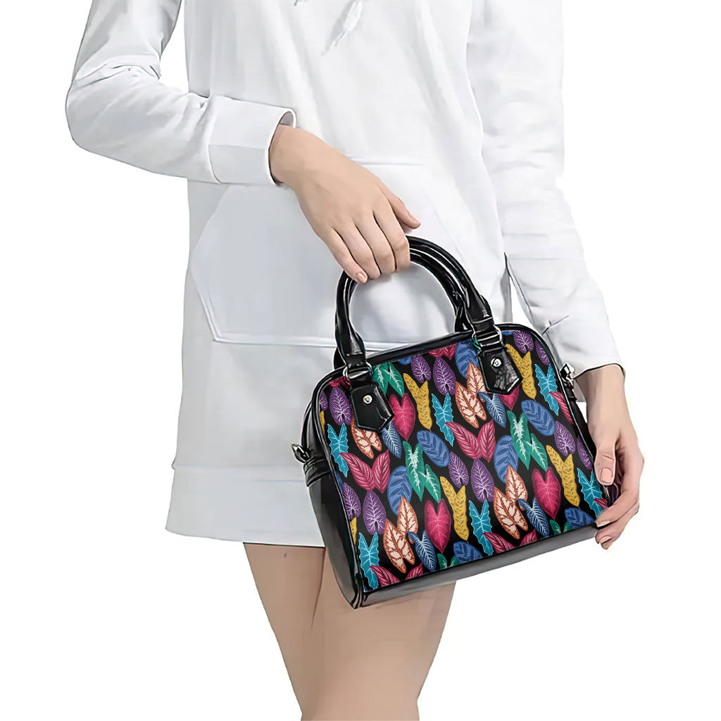 Hawaii Colorful Tropical Leaves Shoulder Handbag LT01 - Polynesian Pride