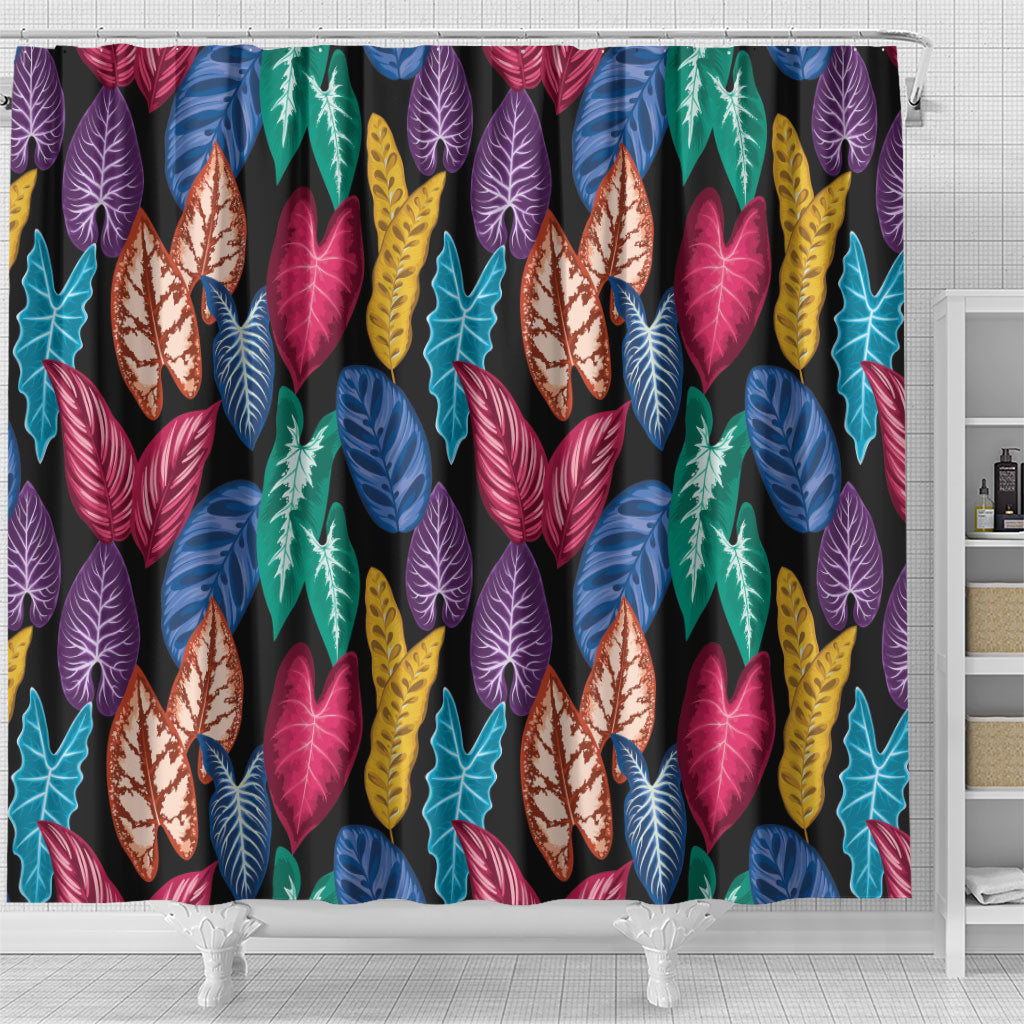 Hawaii Colorful Tropical Leaves Shower Curtain LT01 - Polynesian Pride