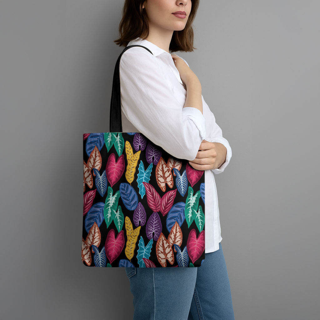 Hawaii Colorful Tropical Leaves Tote Bag LT01 - Polynesian Pride