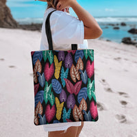 Hawaii Colorful Tropical Leaves Tote Bag LT01 - Polynesian Pride