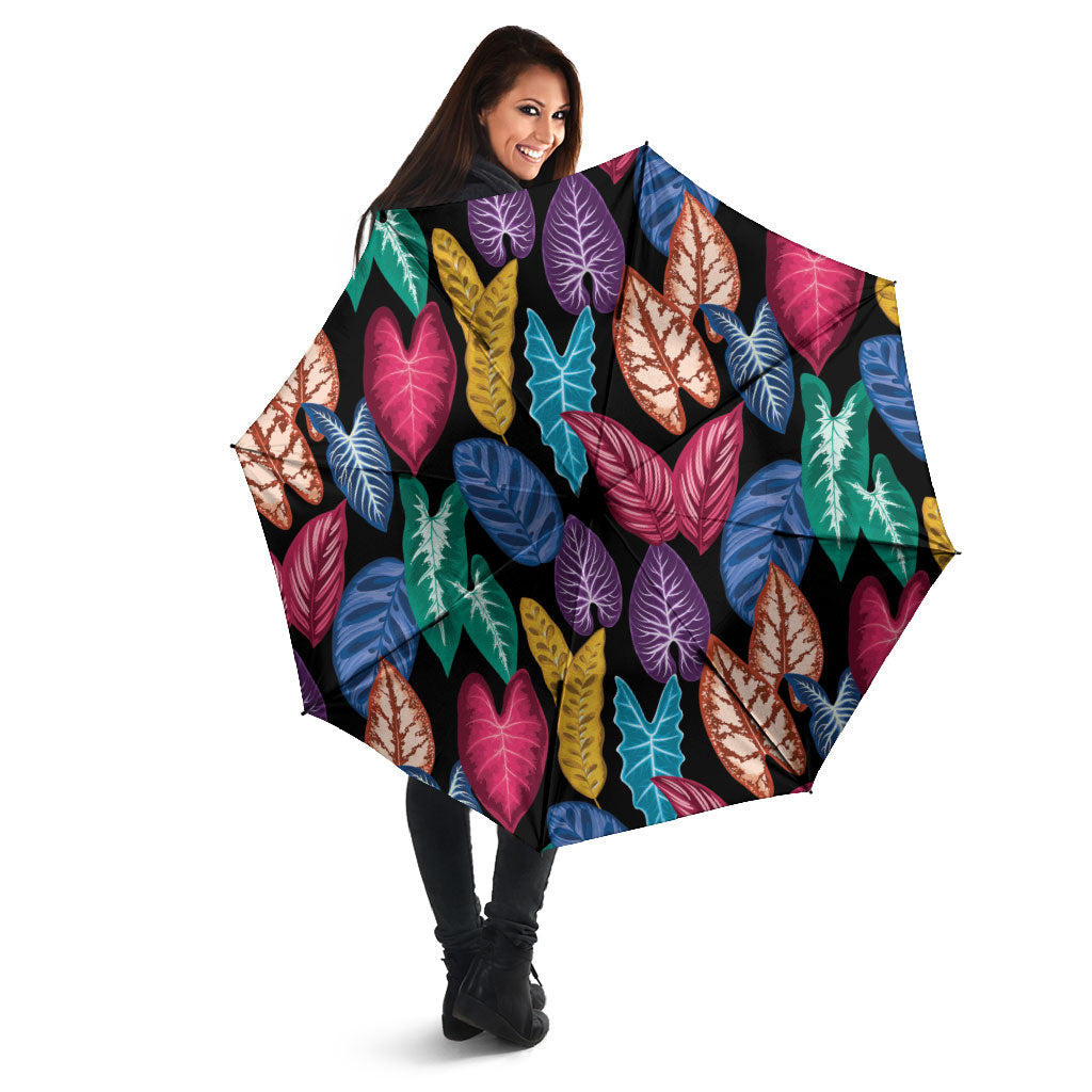 Hawaii Colorful Tropical Leaves Umbrella LT01 - Polynesian Pride
