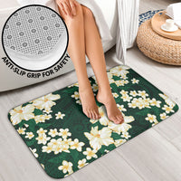 Hawaii Hibiscus Plumeria Green Bathroom Set Polynesian Pattern LT01 - Polynesian Pride