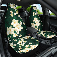 Hawaii Hibiscus Plumeria Green Car Seat Cover Polynesian Pattern LT01 One Size Green - Polynesian Pride