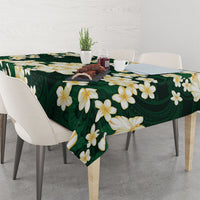 Hawaii Hibiscus Plumeria Green Tablecloth Polynesian Pattern LT01 - Polynesian Pride