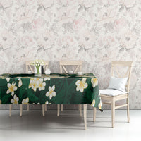 Hawaii Hibiscus Plumeria Green Tablecloth Polynesian Pattern LT01 - Polynesian Pride