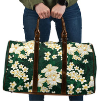Hawaii Hibiscus Plumeria Green Travel Bag Polynesian Pattern LT01 Green - Polynesian Pride