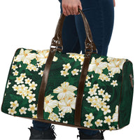 Hawaii Hibiscus Plumeria Green Travel Bag Polynesian Pattern LT01 - Polynesian Pride