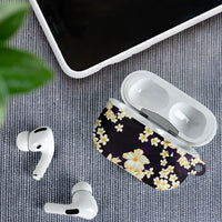 Hawaii Hibiscus Plumeria Purple AirPods Case Polynesian Pattern LT01 - Polynesian Pride