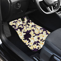 Hawaii Hibiscus Plumeria Purple Car Mats Polynesian Pattern LT01 - Polynesian Pride