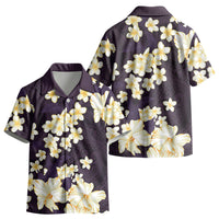 Hawaii Hibiscus Plumeria Purple Kid Hawaiian Shirt Polynesian Pattern LT01 - Polynesian Pride