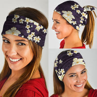 Hawaii Hibiscus Plumeria Purple Neck Gaiter Polynesian Pattern LT01 - Polynesian Pride