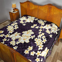 Hawaii Hibiscus Plumeria Purple Quilt Polynesian Pattern LT01 - Polynesian Pride