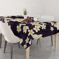 Hawaii Hibiscus Plumeria Purple Tablecloth Polynesian Pattern LT01 - Polynesian Pride