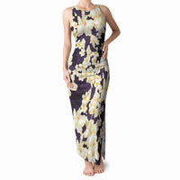 Hawaii Hibiscus Plumeria Purple Tank Maxi Dress Polynesian Pattern LT01 Women Purple - Polynesian Pride
