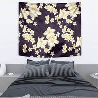 Hawaii Hibiscus Plumeria Purple Tapestry Polynesian Pattern LT01 - Polynesian Pride